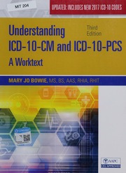 Understanding Icd10cm And Icd10pcs A Worktext With Cengage Encoderprocom Demo Printed Access Card Bowie