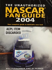 The Unauthorized Nascar Fan Guide 2004 Fleischman Bill Pearce