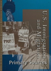 Us Immigration And Migration Primary Sources Outman James L