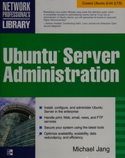Ubuntu Server Administration Jang Michael H