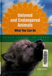 Unloved And Endangered Animals What You Can Do None Watson