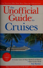 The Unofficial Guide To Cruises 11th Ed Showker Kay Sehlinger