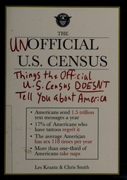 The Unofficial Us Census Things The Official Us Census Doesnt Tell You About America Krantz