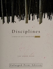 Upper Room Disciplines 2012 A Book Of Daily Devotions Enlarged Print Unknown