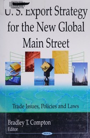 Us Export Strategy For The New Global Main Street Compton Bradley T