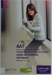 Using Accounting Software Study Text Association Of Accounting Technicians