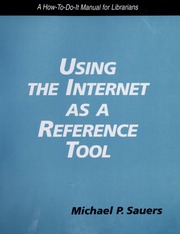 Using The Internet As A Reference Tool Michael P Sauers