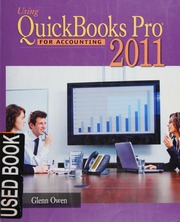 Using Quickbooks Pro For Accounting 2011 Owen Glenn 1953