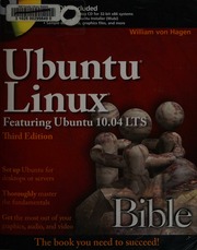 Ubuntu Linux Bible Featuring Ubuntu 1004 Lts Von Hagen William