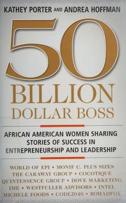 50 Billion Dollar Boss African American Women Sharing Stories Of Success In Entrepreneurship And Leadership Porter