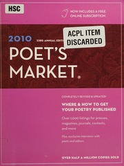 2010 Poets Market 23rd Annual Ed Brewer Robert Lee Writers Digest Books Firm
