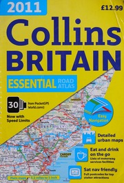 2011 Collins Essential Road Atlas Britain Collins Uk