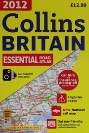 2012 Collins Essential Road Atlas Britain Unknown