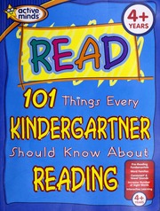 Read 101 Things Every Kindergartner Should Know About Reading Goldstein