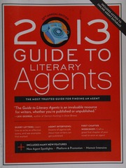 2013 Guide To Literary Agents Sambuchino Chuck