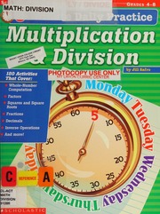 5minute Daily Practice Multiplication Division Safro Jill