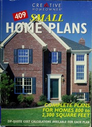 409 Small Home Plans Editors Of Creative Homeowner
