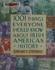 1001 Things Everyone Should Know About Irish American History Odonnell
