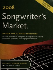 2008 Songwriters Market 31 Edition Bessler Ian