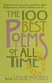 The 100 Best Poems Of All Time Pockell Leslie