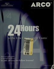 24 Hours To The Law Enforcement Exams Gosney John Thomson Learning Firm