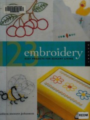 1 2 3 Embroidery Easy Projects For Elegant Living Johnson Ellen Moore
