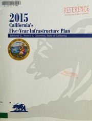 2015 Californias Fiveyear Infrastructure Plan California Governor