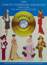 120 Great Fashion Designs 19001950 Cdrom And Book Papcdr Edition Tierney