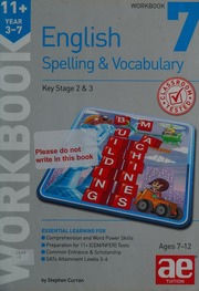 11 English Spelling Vocabulary Workbook 7 Curran Stephen C