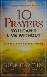 10 Prayers You Cant Live Without How To Talk To God About Anything Hamlin