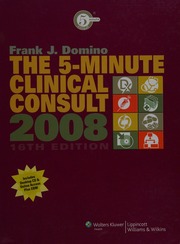 The 5minute Clinical Consult 2008 16th Ed Griffith Henry Winter