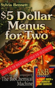 5 Dollar Menus For Two Bennett Sylvia 1942