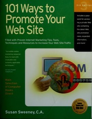 101 Ways To Promote Your Web Site Filled With Proven Internet Marketing Tips Tools Techniques And Resources To Increase Your Web Site Traffic 3rd Ed Sweeney
