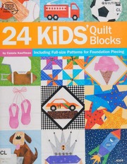 24 Kids Quilt Blocks Connie Kauffman