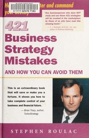 421 Business Strategy Mistakes And How You Can Avoid Them Roulac