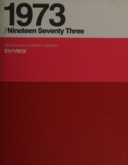 1973nineteen Seventy Three Simpson David 1967 Author Callaghan