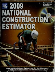 2009 National Construction Estimator Ogershok Dave Edt Pray