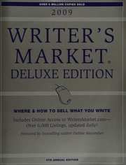 2009 Writers Market Deluxe Ed Brewer Robert Lee