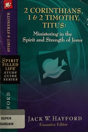 2 Corinthians 1 2 Timothy Titus Spiritfilled Life Study Guide Unknown
