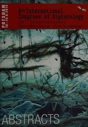 8th International Congress Of Dipterology 1015 August 2014 Potsdam Germany Abstracts International Congress Of Dipterology 8 2014 Potsdam