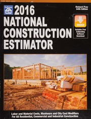 2016 National Construction Estimator 64th Edition Pray Richard