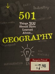 501 Things You Should Have Learned About Geography Stanbury
