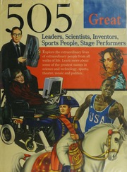 505 Great Leaders Scientists Inventors Sports People Stage Performers Frederick