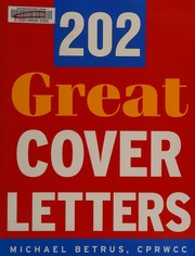 202 Great Cover Letters Betrus Michael