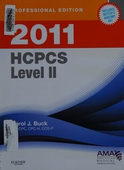 2011 Hcpcs Level Ii Buck Carol J American Medical Association