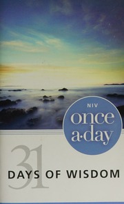 31 Days Of Wisdom Niv Once A Day Unknown