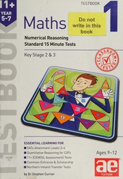 11 Maths Numerical Reasoning Testbook Curran Stephen C Author