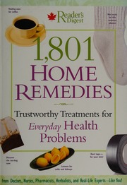 1801 Home Remedies Trustworthy Treatments For Everyday Health Problems 2nd Canadian Ed Johnson