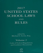 20167 United States School Laws And Rules Levin Michael I