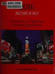 2016 Redbooks Advertisers Agencies October Supplement Peter Valli Himanshu P Goodluck